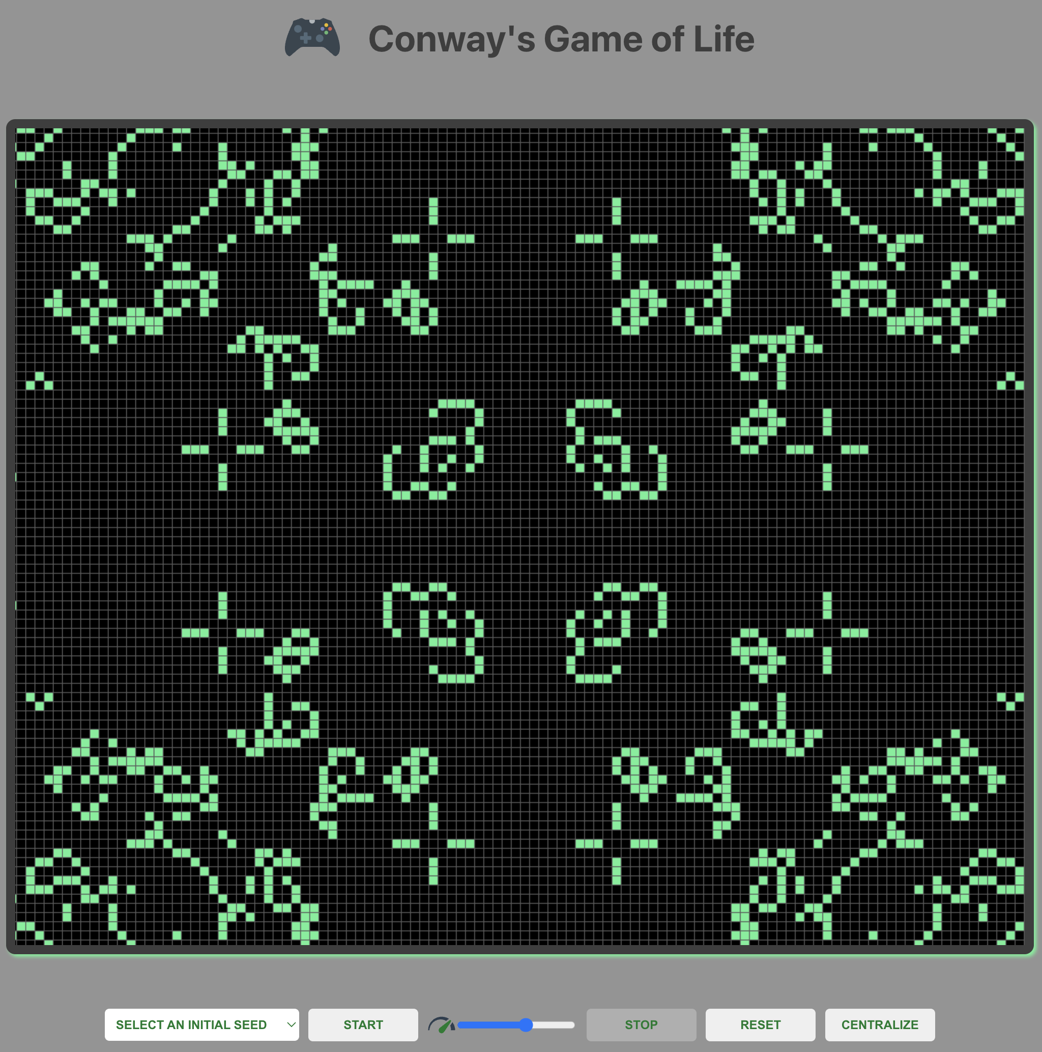 Giant Cross after some iterations